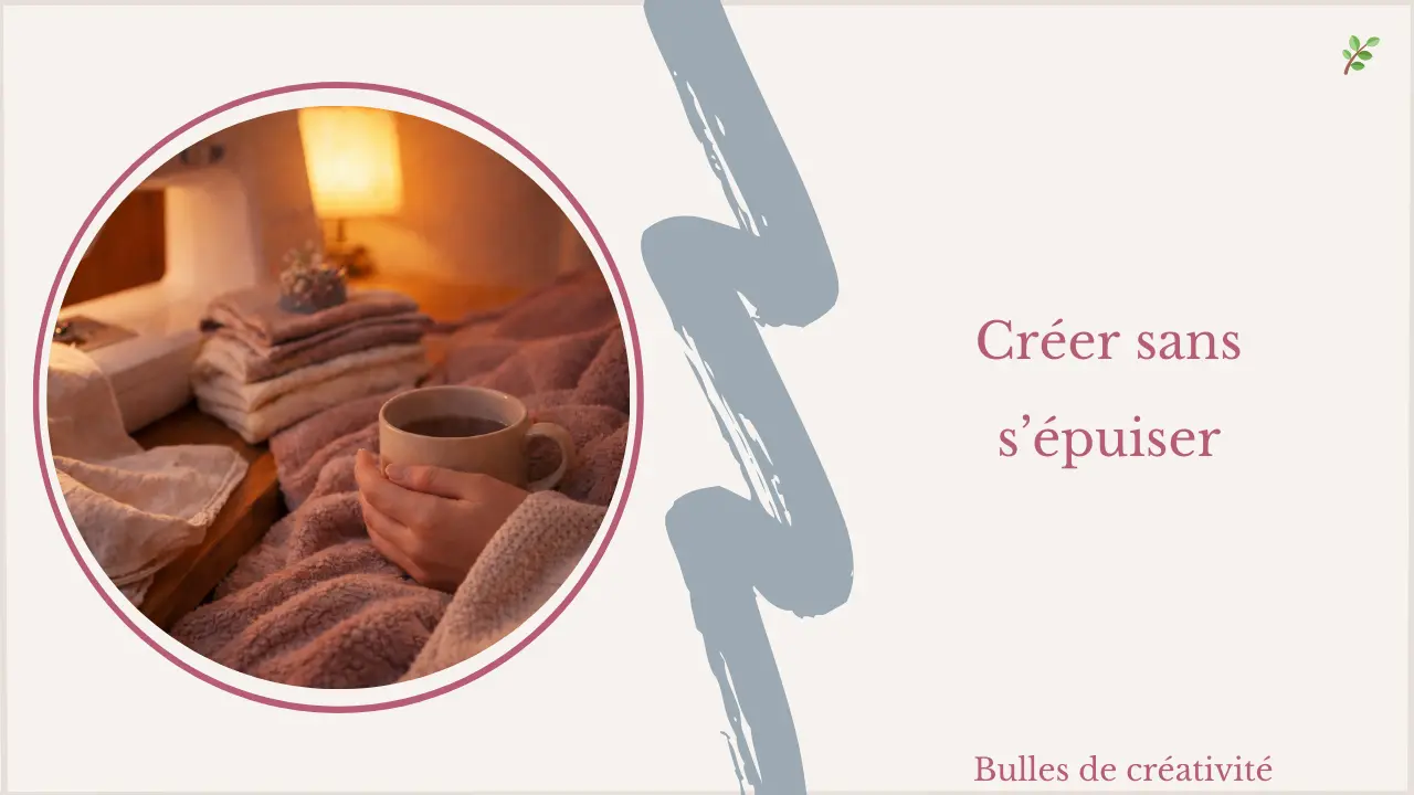 Créer même quand on est fatiguée (sans s’épuiser)