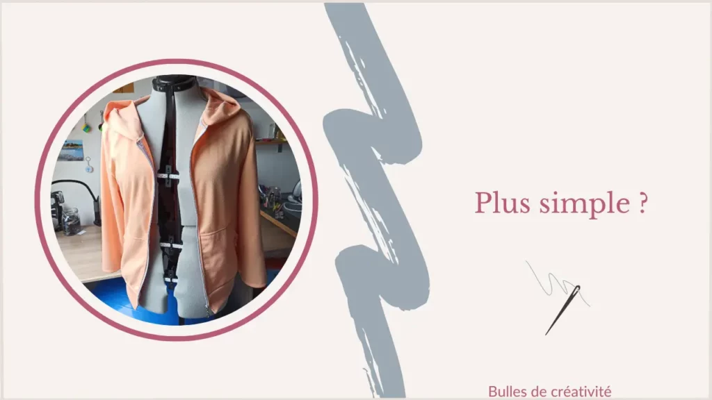 Avis sur la couture d'un sweat à capuche