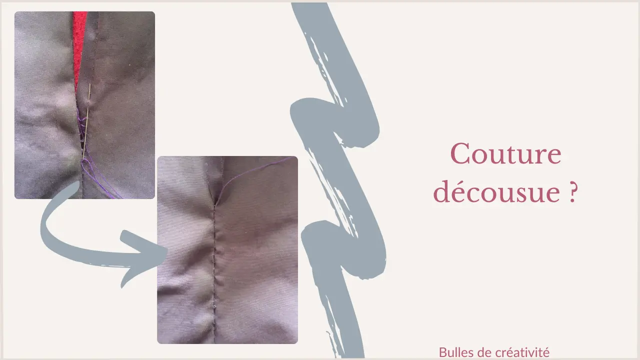 Comment recoudre une couture décousue à la main ?