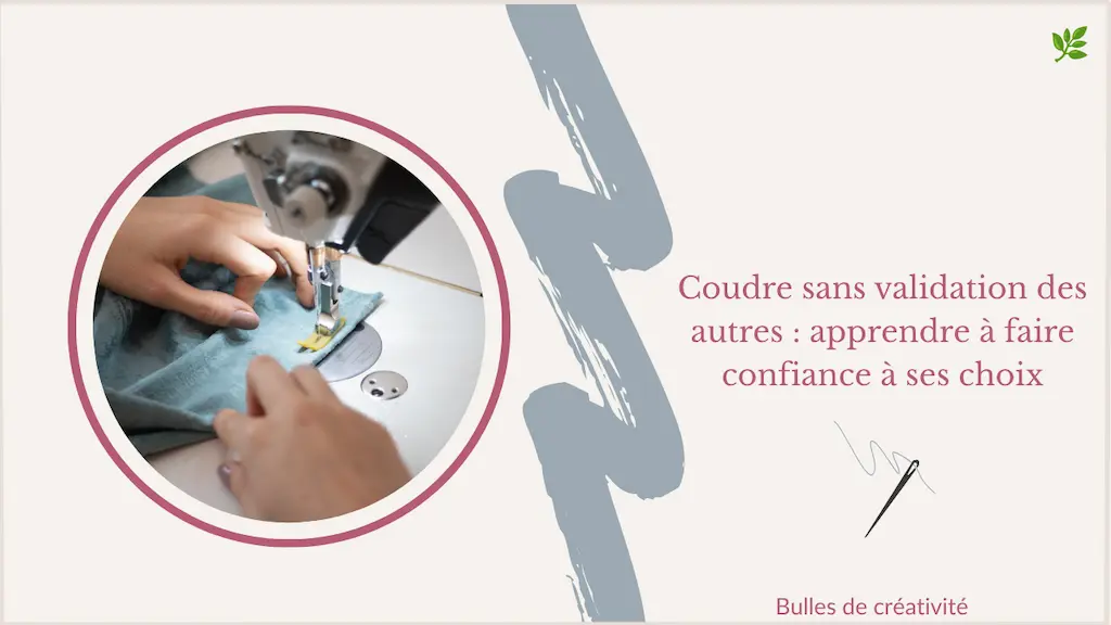 Coudre sans validation des autres