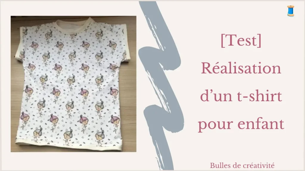 Projet de couture d'un t-shirt enfant