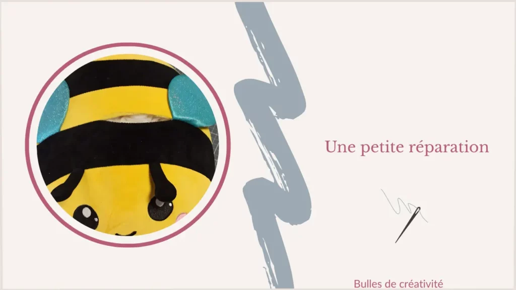 Réparer une couture décousue sur une peluche